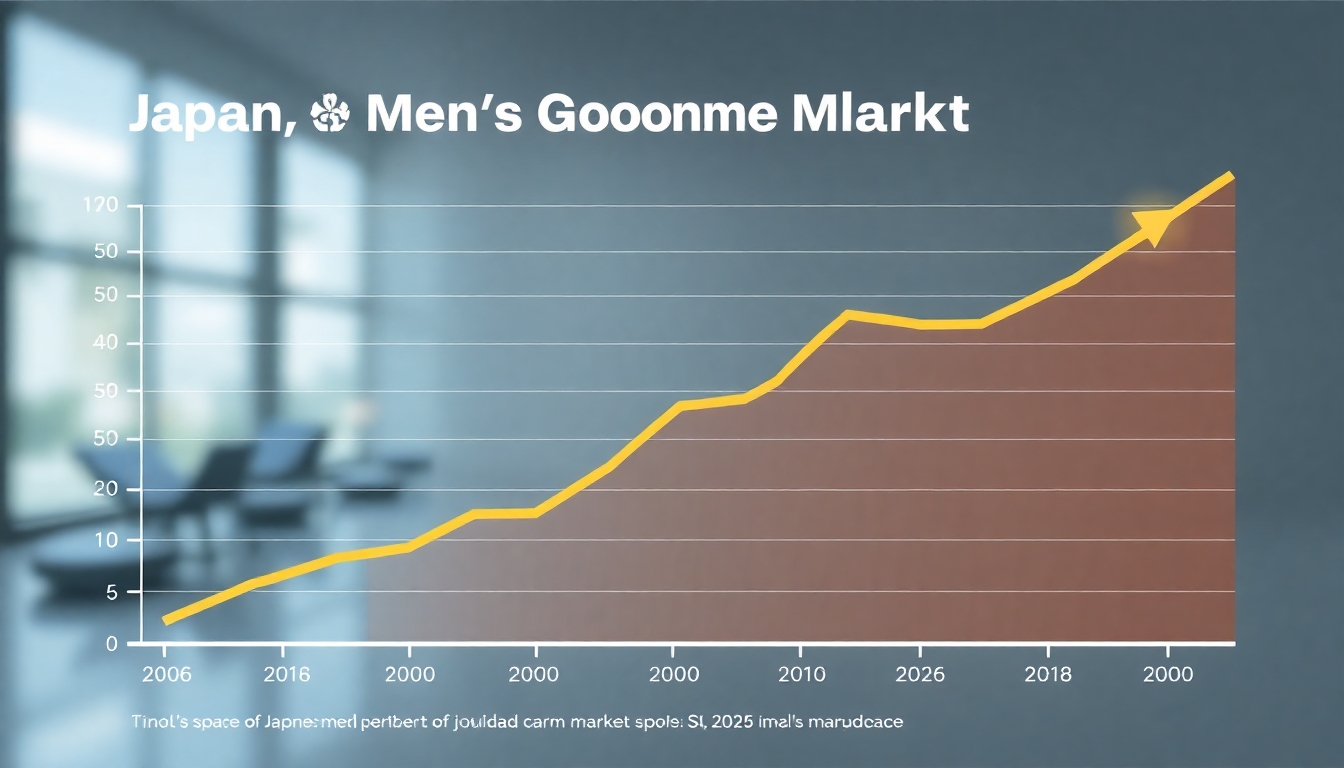 メンズグルーミング市場規模のグラフ