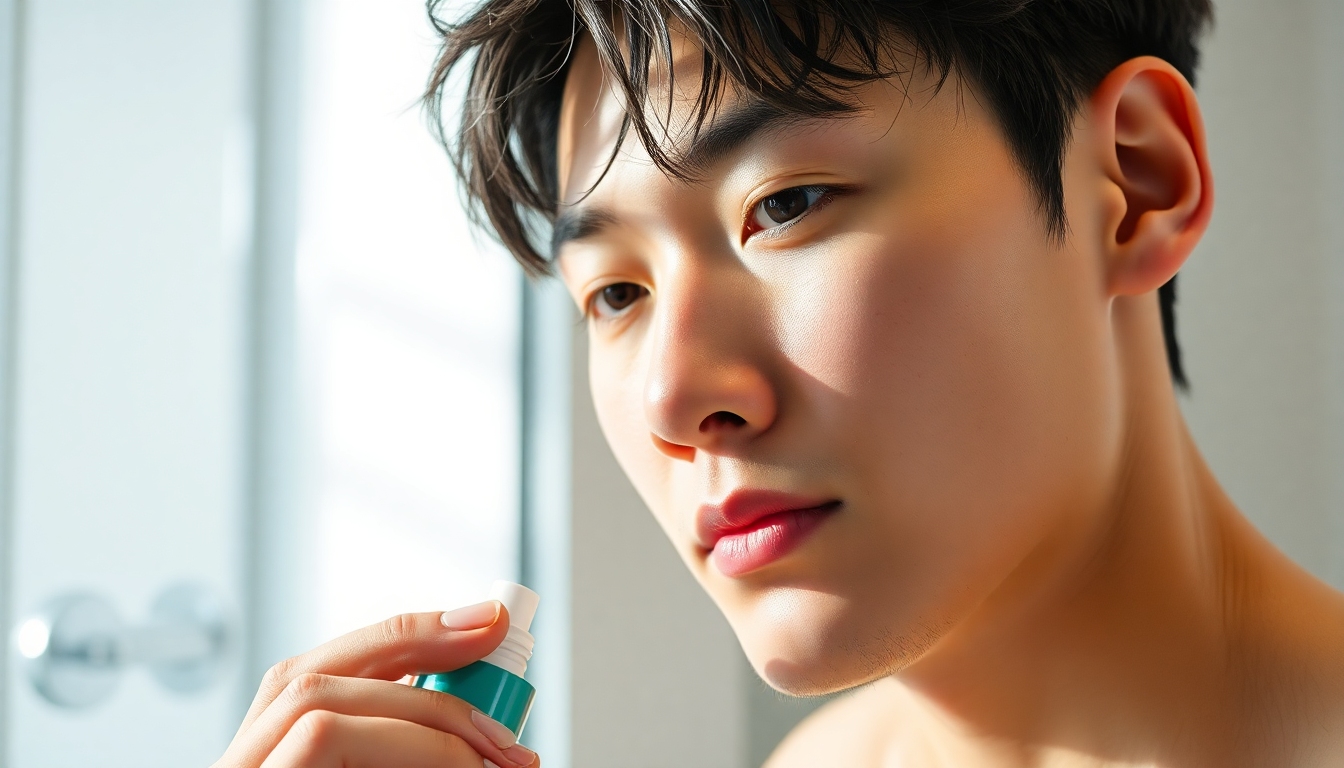 メンズスキンケア製品の高機能化